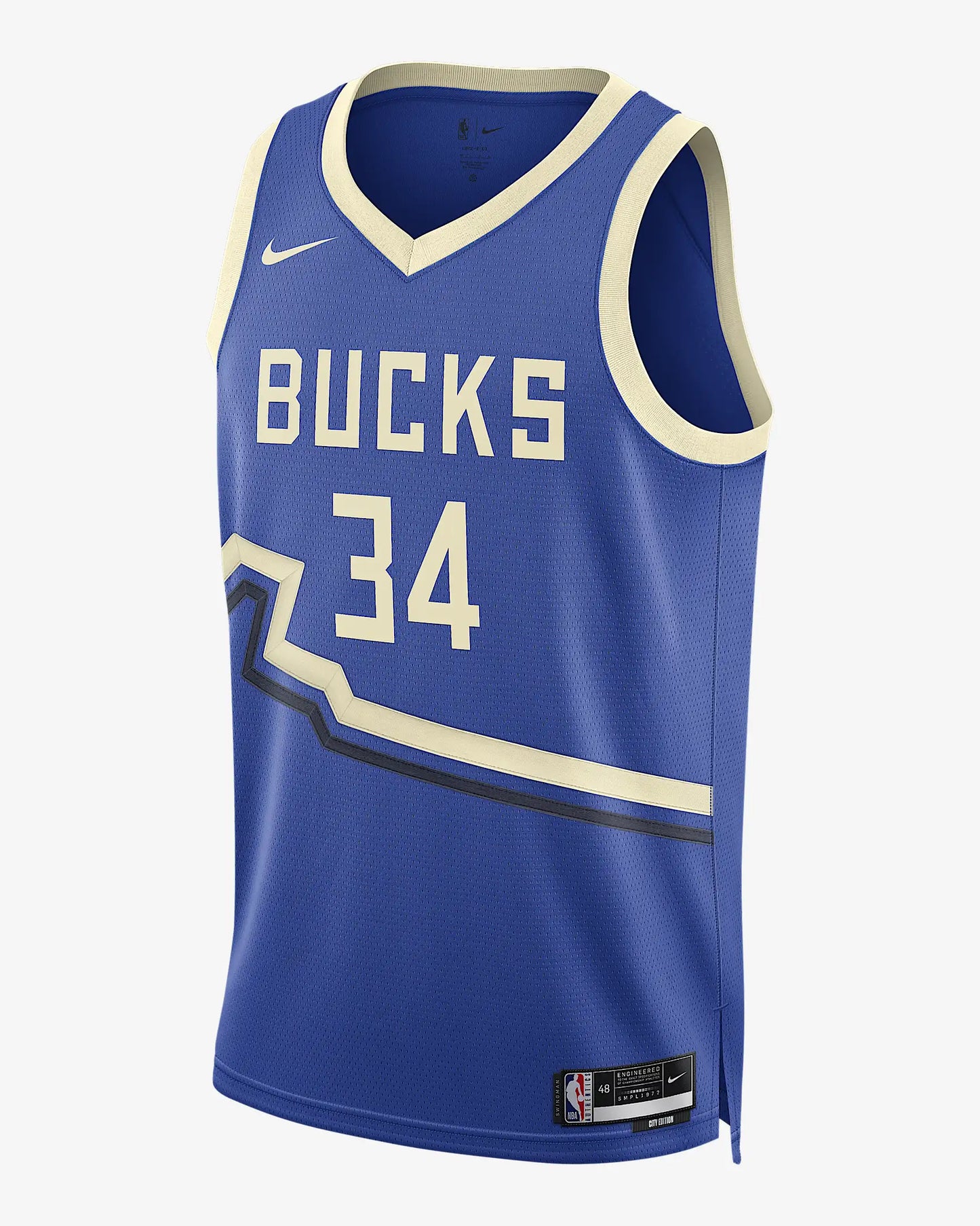 (Giannis Antetokounmpo) City Edition Nike Dri-FIT NBA Swingman Jersey